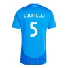 Nogometni Dres Italija Manuel Locatelli 5 Domaći Euro 2024